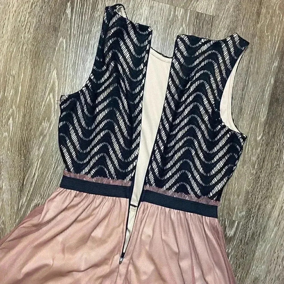 Pink and Black Speechless Tulle Dress - 7 - Picture 6 of 8